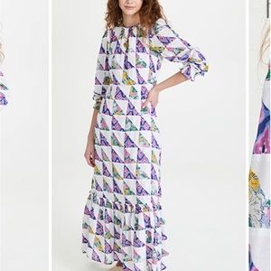 Banjanan  Blanche Dress 
Patchwork Print Mix